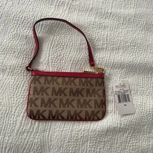 MICHAEL Michael Kors Signature Jacquard Wristlet